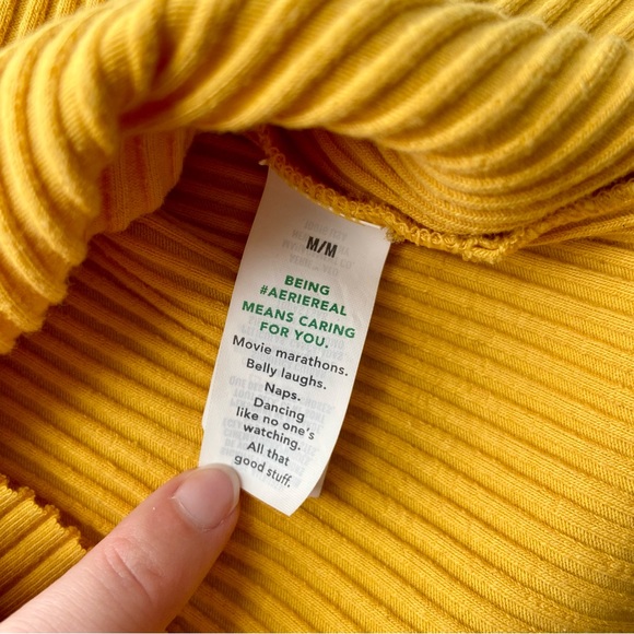 NWOT Aerie Rebel Cropped Ribbed Tank Top - Picture 7 of 10